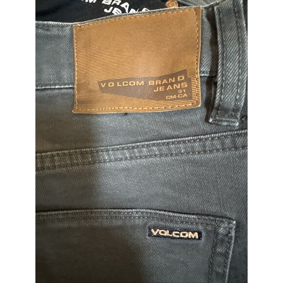 Volcom Denim Jeans 91 CM CA Vorta Slim Straight Mens 32” Waist Gray - Picture 4 of 10